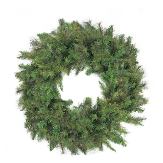 24&#x22; Canyon Pine Mixed Greens Artificial Wreath
